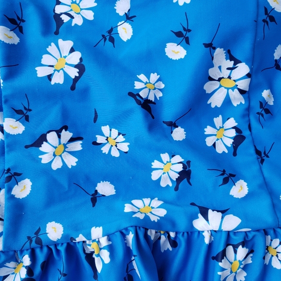 Ferbia Blue Women Falbala Bikini/Tankini Halter High Waisted Swimsuit 2PC - Picture 4 of 7